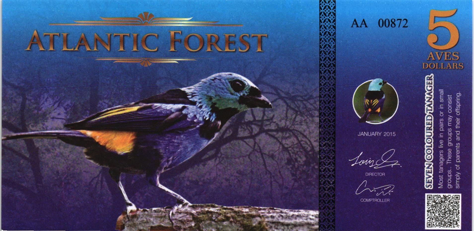 АТЛАНТИЧЕСКИЙ ЛЕС 5 ДОЛЛАРОВ