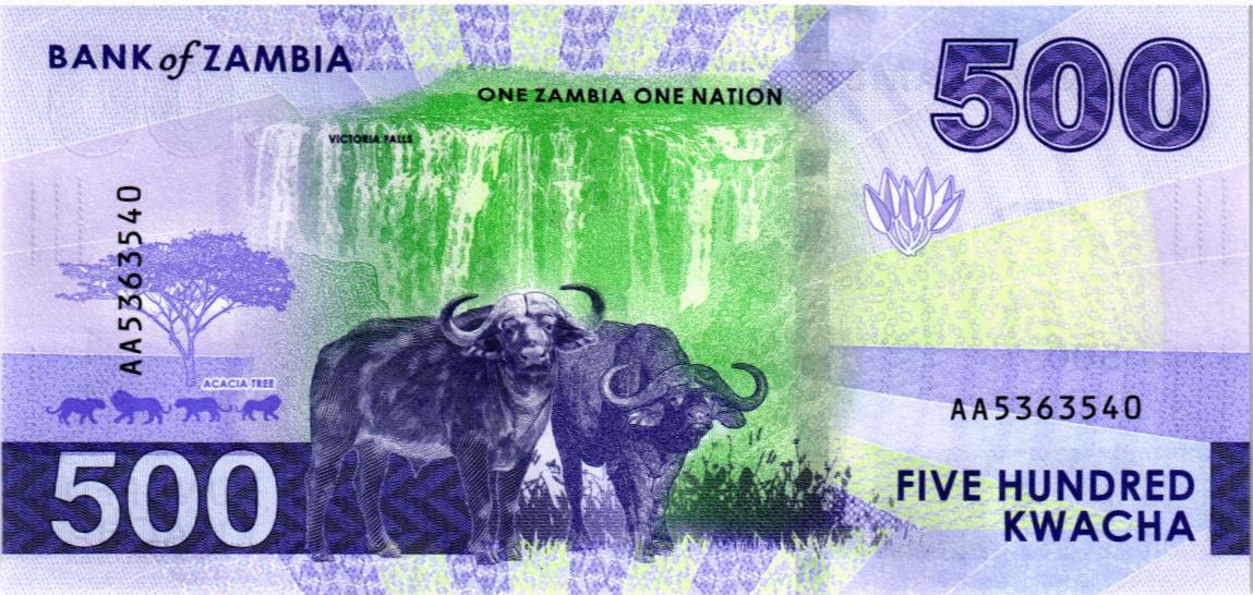 ЗАМБИЯ 500 КВАЧА мини 2