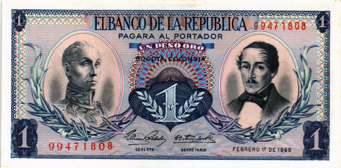 КОЛУМБИЯ 1 ПЕСО