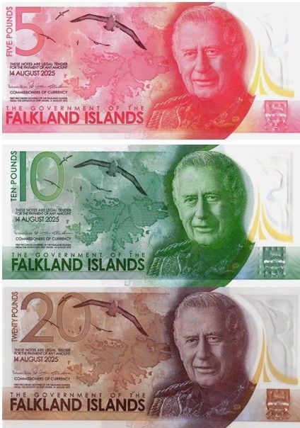 ФОЛКЛЕНДСКИЕ ОСТРОВА НАБОР 5-10-20 ФУНТОВ