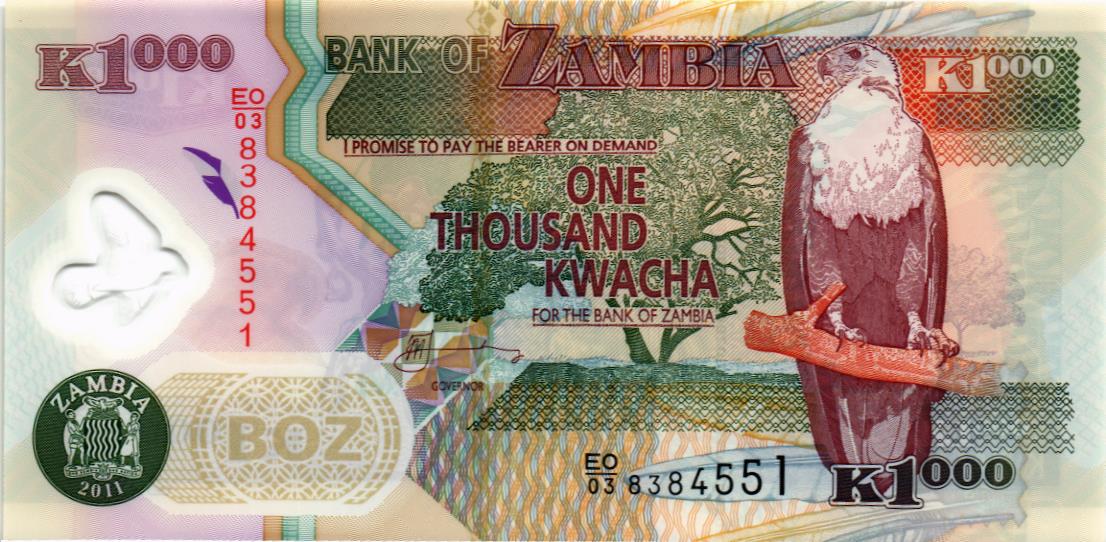 ЗАМБИЯ 1000 КВАЧА