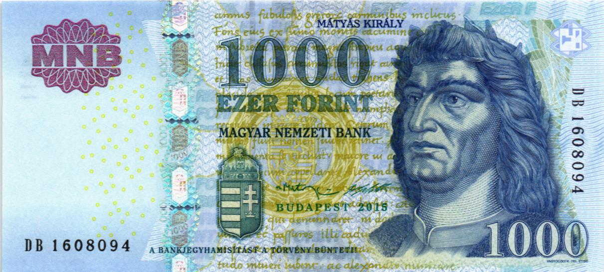 ВЕНГРИЯ 1000 ФОРИНТОВ мини 1