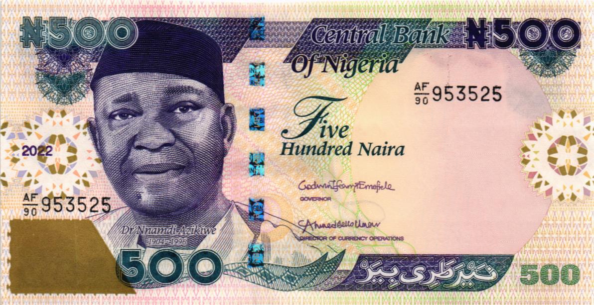 НИГЕРИЯ 500 НАЙРА мини 1