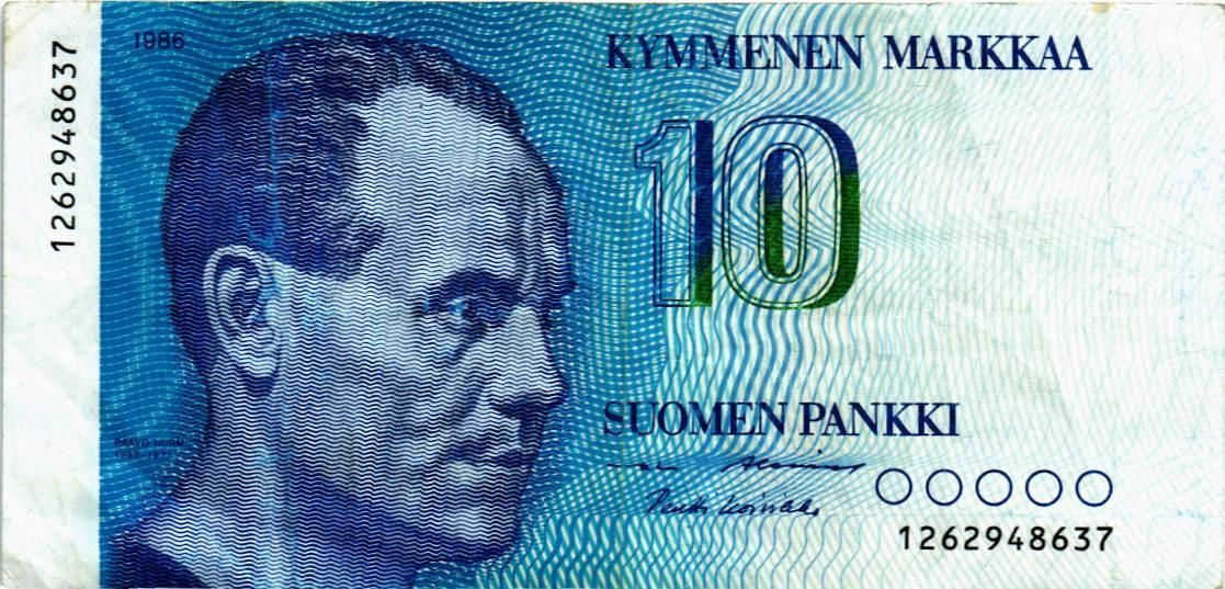 ФИНЛЯНДИЯ 10 МАРОК