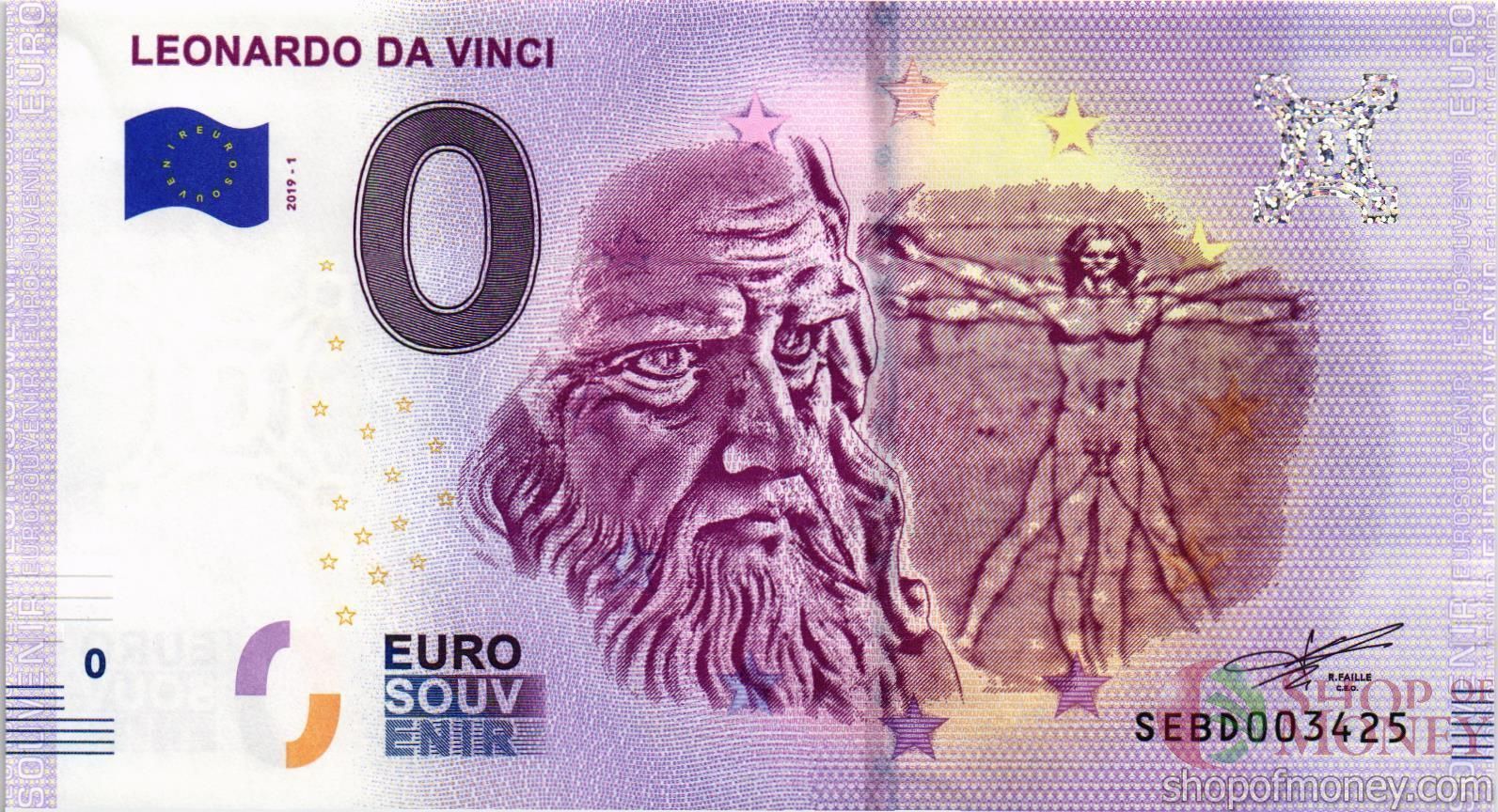 LEONARDO DA VINCI 0 ЕВРО мини 1