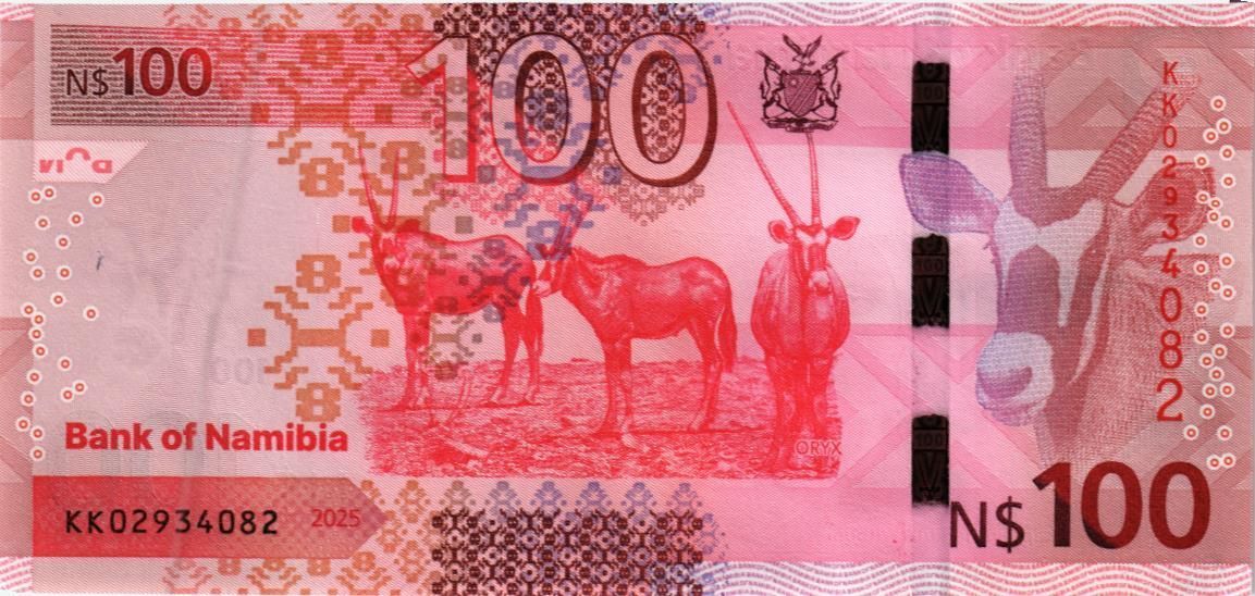 НАМИБИЯ 100 ДОЛЛАРОВ мини 2
