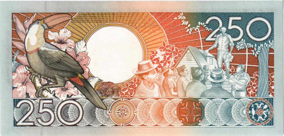 СУРИНАМ 250 ГУЛЬДЕНОВ мини 2