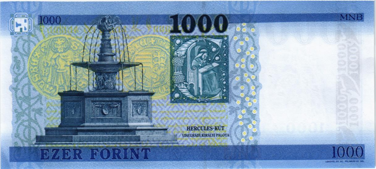 ВЕНГРИЯ 1000 ФОРИНТОВ мини 2