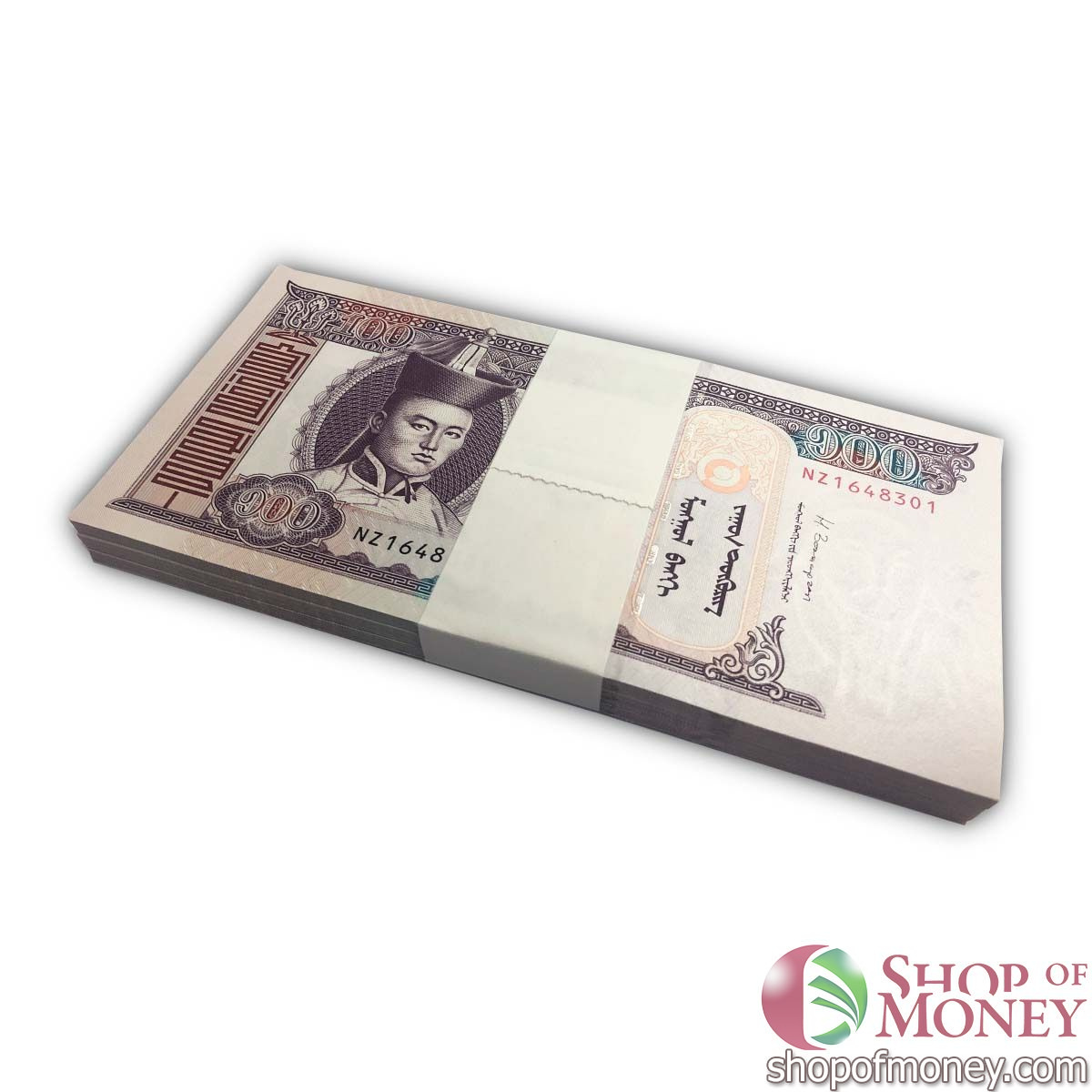 МОНГОЛИЯ 100 ТУГРИКОВ (100 БАНКНОТ)