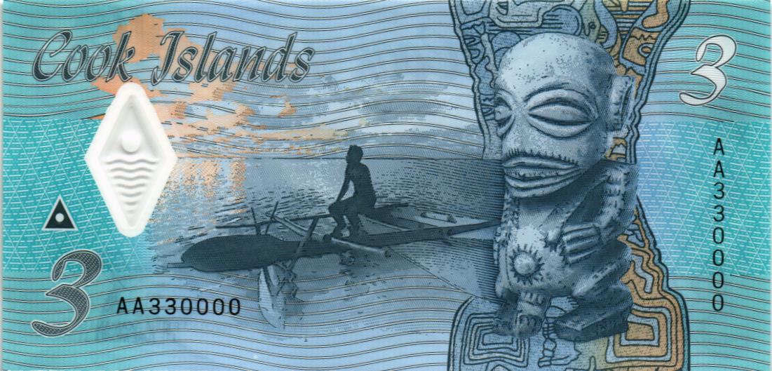ОСТРОВА КУКА 3 ДОЛЛАРА (АА) мини 2