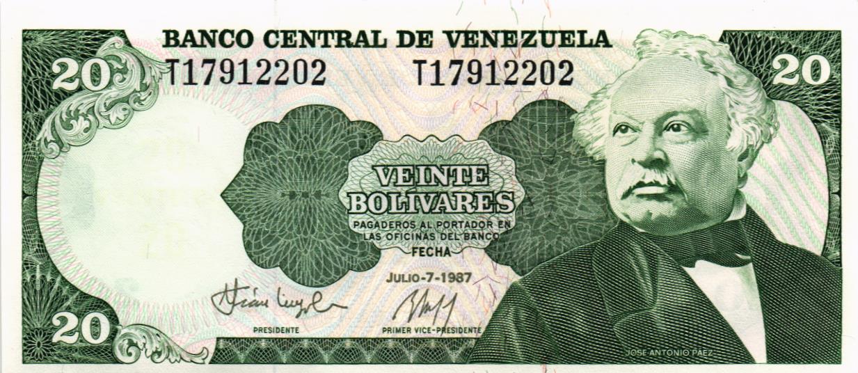 ВЕНЕСУЭЛА 20 БОЛИВАР