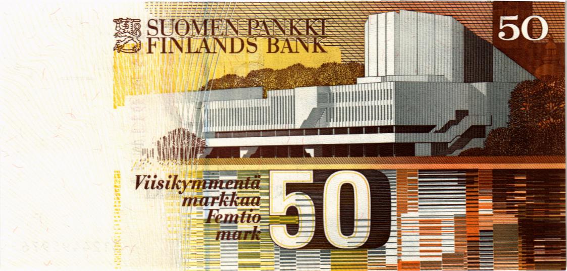 ФИНЛЯНДИЯ 50 МАРОК (Litt. A) мини 2