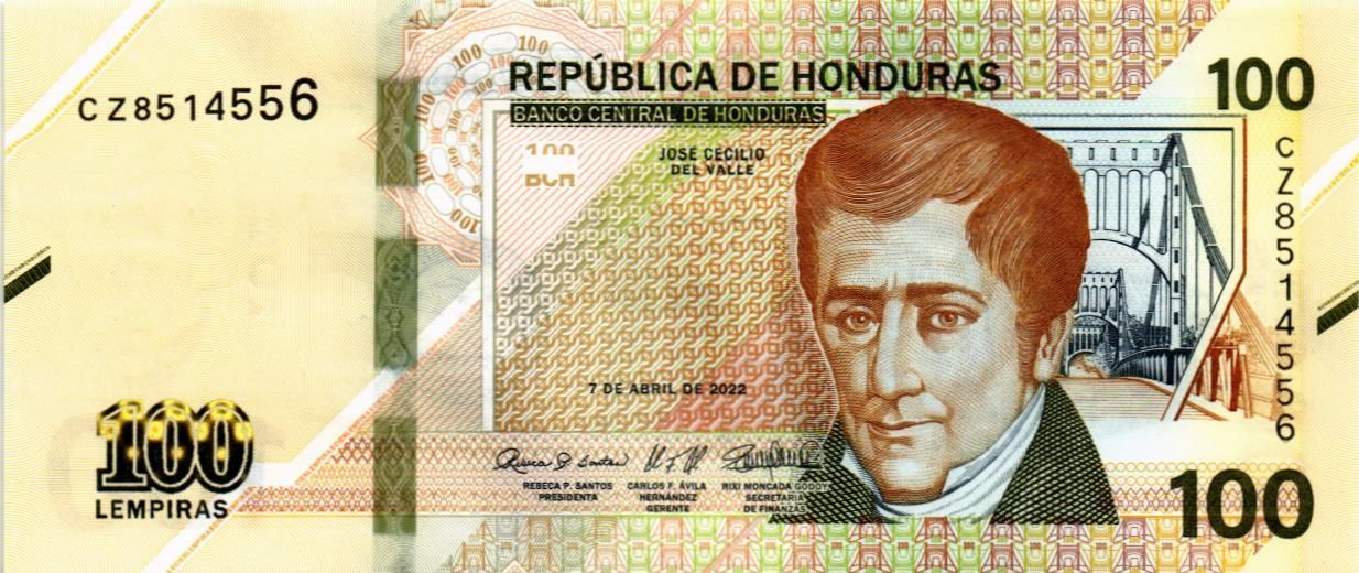 ГОНДУРАС 100 ЛЕМПИР