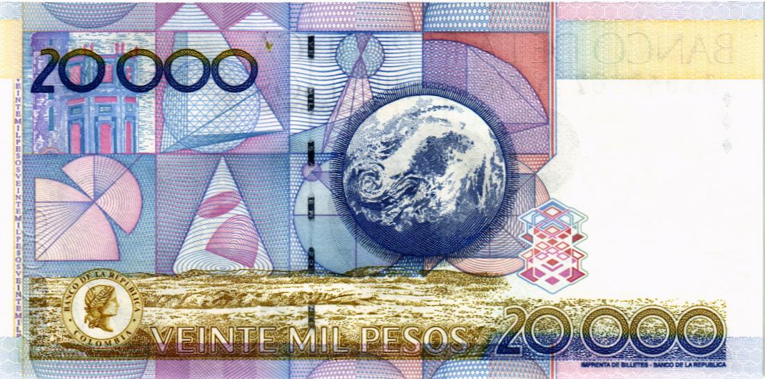КОЛУМБИЯ 20000 ПЕСО (21.08.2007) мини 2