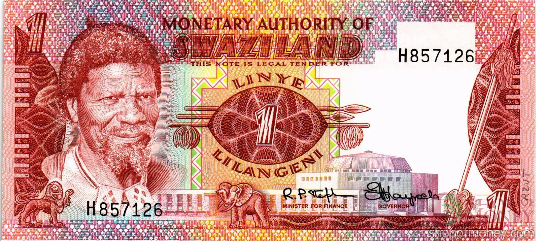 СВАЗИЛЕНД 1 ЛИЛАНГЕНИ
