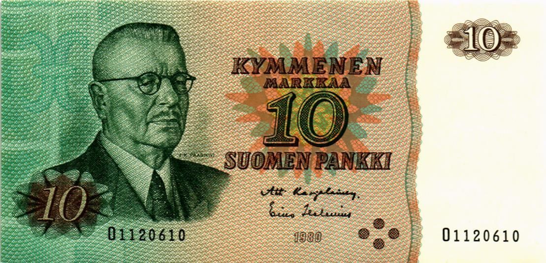 ФИНЛЯНДИЯ 10 МАРОК