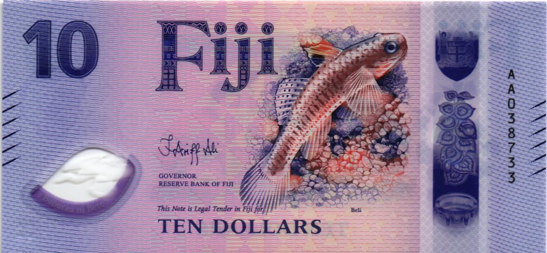 ФИДЖИ 10 ДОЛЛАРОВ мини 1