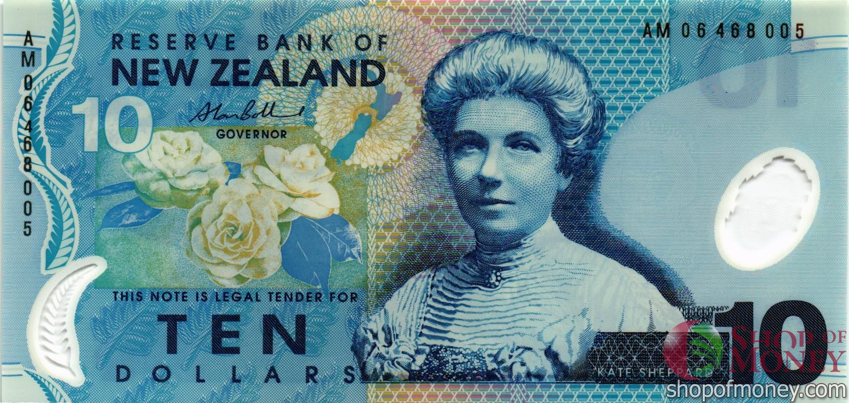 НОВАЯ ЗЕЛАНДИЯ 10 ДОЛЛАРОВ