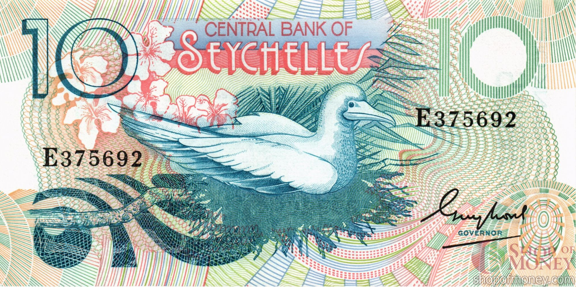 СЕЙШЕЛЬСКИЕ ОСТРОВА 10 РУПИЙ