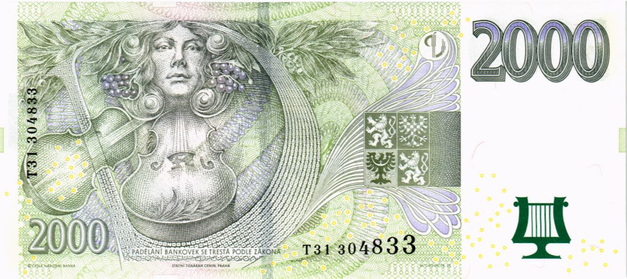 ЧЕХИЯ 2000 КРОН (T) мини 2