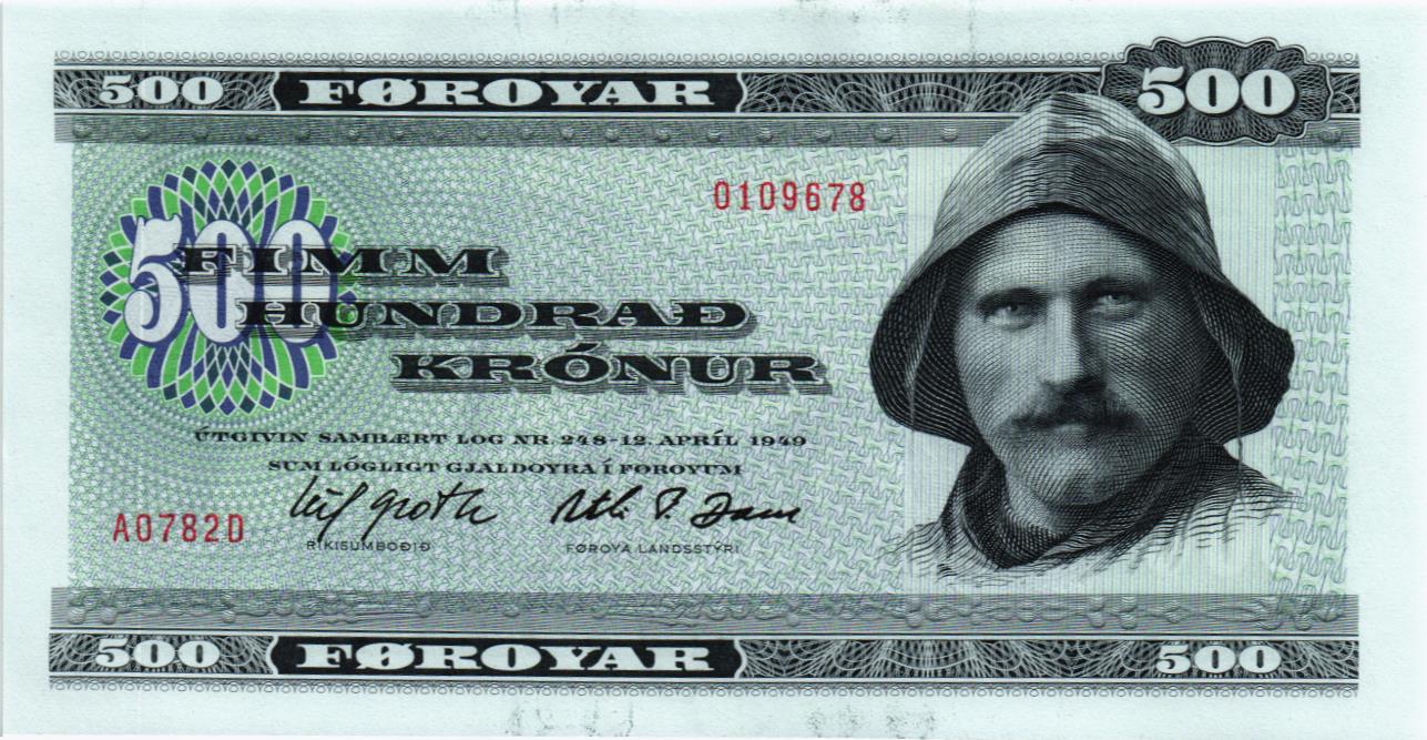 ФАРЕРСКИЕ ОСТРОВА 500 КРОН мини 1