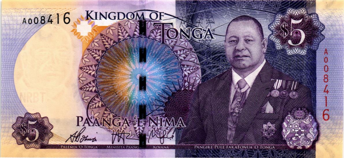 ТОНГА 5 ПААНГА
