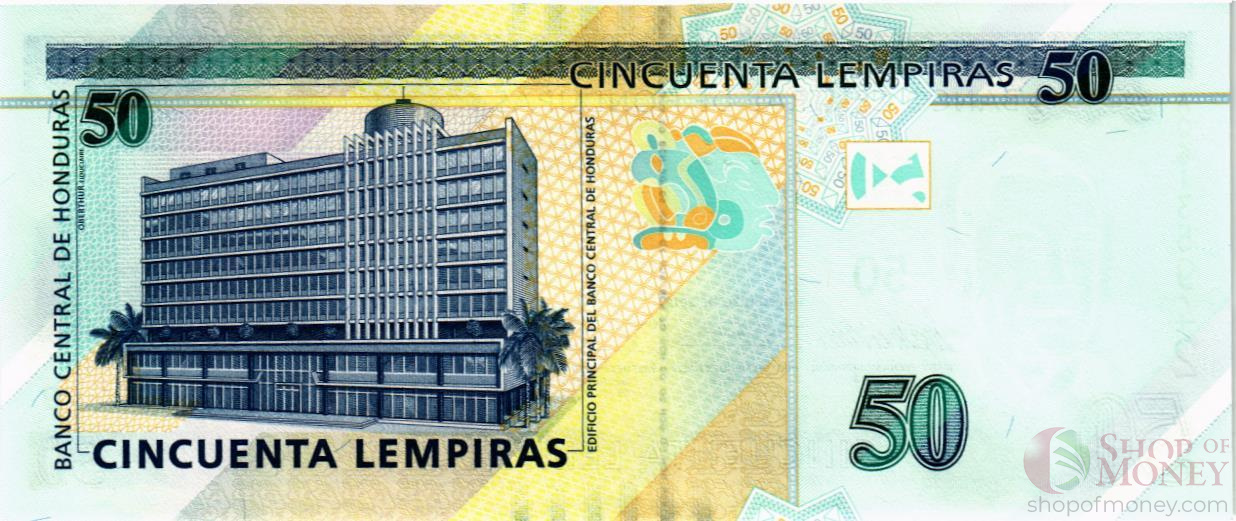 ГОНДУРАС 50 ЛЕМПИР мини 2