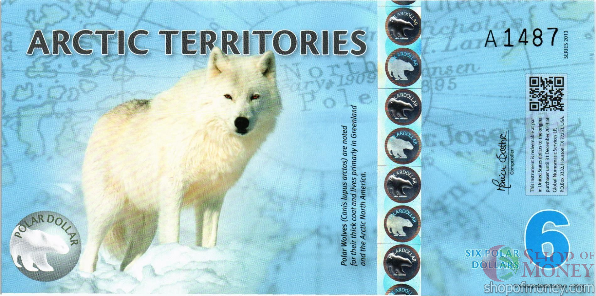 АРКТИЧЕСКИЕ ТЕРРИТОРИИ 6 ДОЛЛАРОВ