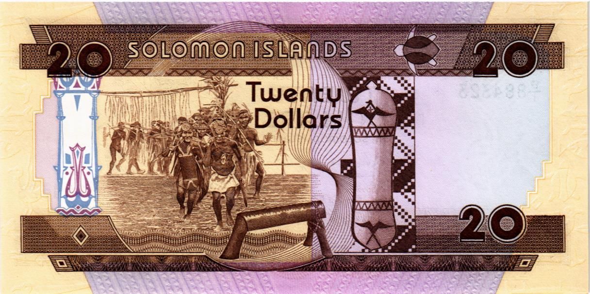 СОЛОМОНОВЫ ОСТРОВА 20 ДОЛЛАРОВ мини 2