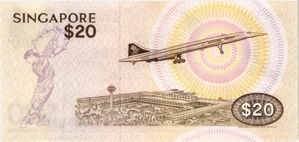 СИНГАПУР 20 ДОЛЛАРОВ мини 2