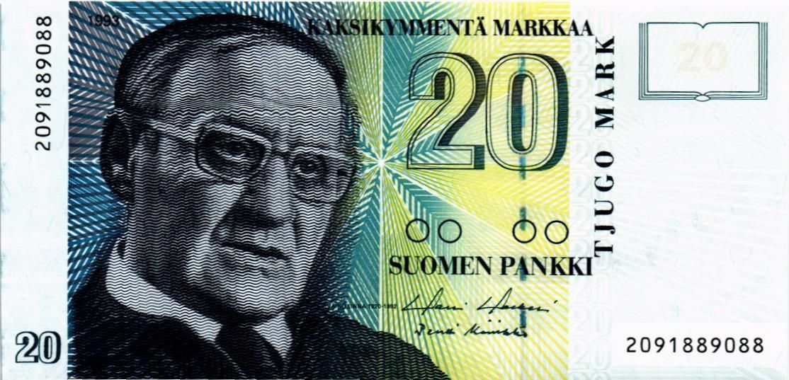 ФИНЛЯНДИЯ 20 МАРОК