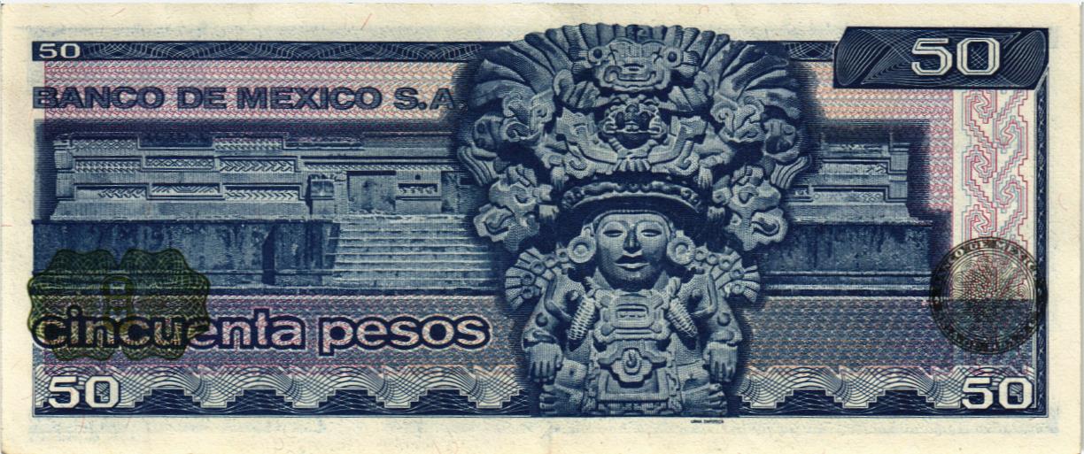 МЕКСИКА 50 ПЕСО (JV) мини 2