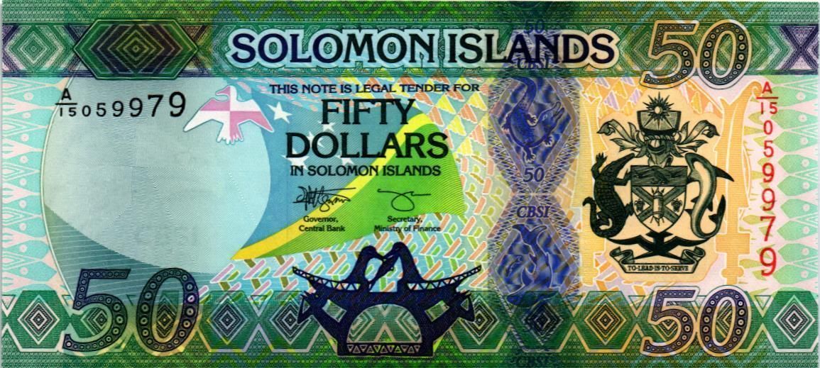СОЛОМОНОВЫ ОСТРОВА 50 ДОЛЛАРОВ