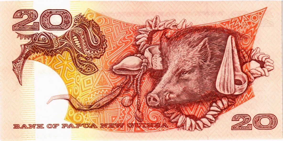 ПАПУА-НОВАЯ ГВИНЕЯ 20 КИНА мини 2