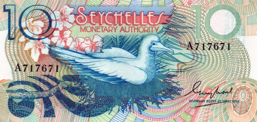 СЕЙШЕЛЬСКИЕ ОСТРОВА 10 РУПИЙ