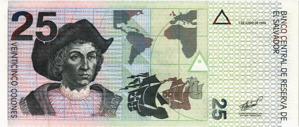 САЛЬВАДОР 25 КОЛОН мини 2