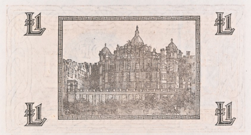 ШОТЛАНДИЯ 1 ФУНТ (PMG - GRADE 66) мини 4