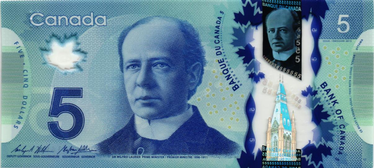 КАНАДА 5 ДОЛЛАРОВ мини 1