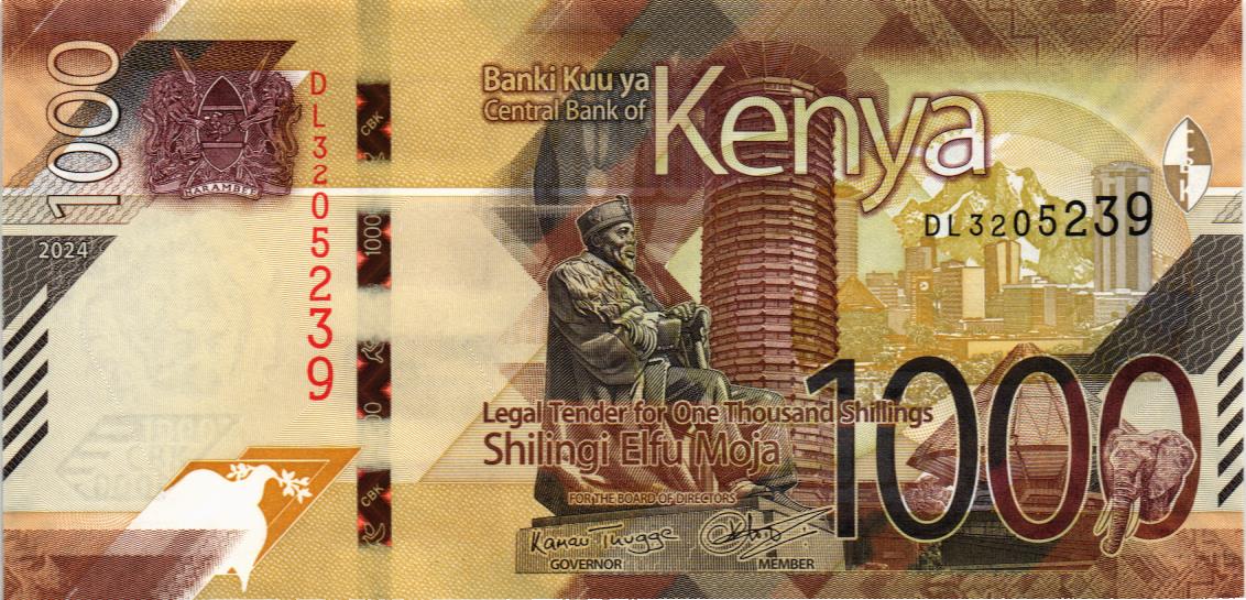 КЕНИЯ 1000 ШИЛЛИНГОВ мини 1
