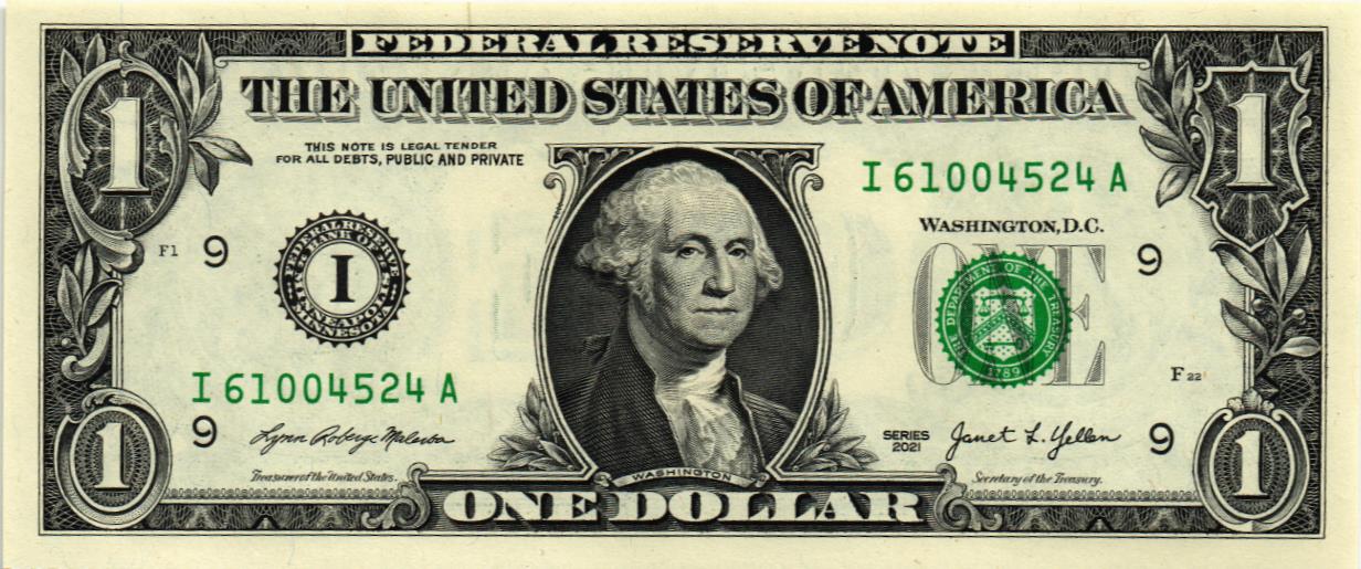 США 1 ДОЛЛАР (I - МИННЕАПОЛИС)