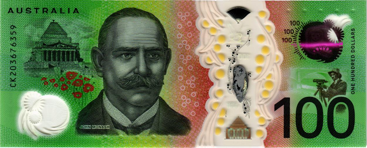 АВСТРАЛИЯ 100 ДОЛЛАРОВ usd мини 2