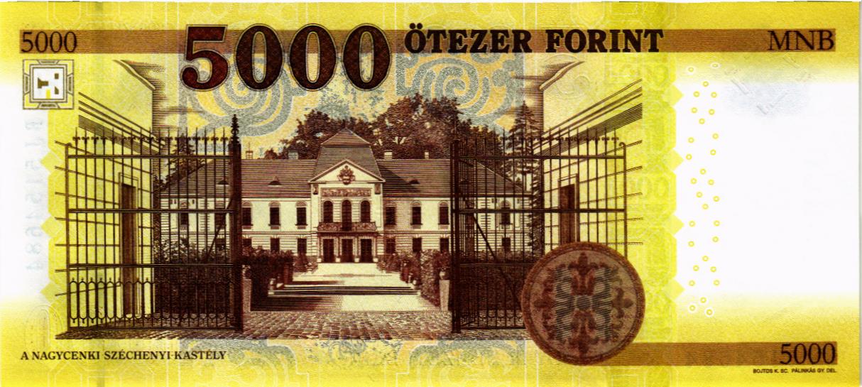 ВЕНГРИЯ 5000 ФОРИНТОВ мини 2