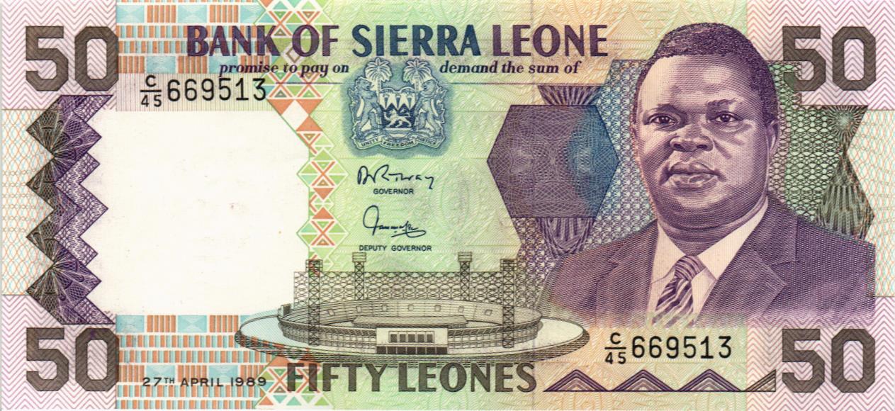 СЬЕРРА-ЛЕОНЕ 50 ЛЕОНЕ мини 1