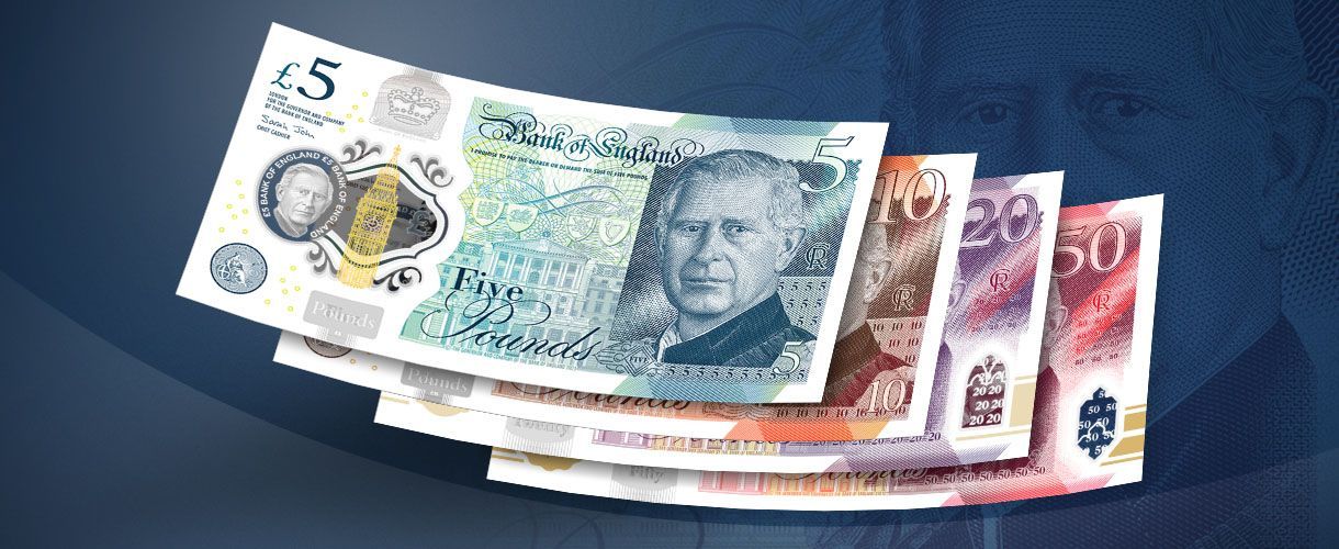 Банк Англии представил новые банкноты с королем Карлом III