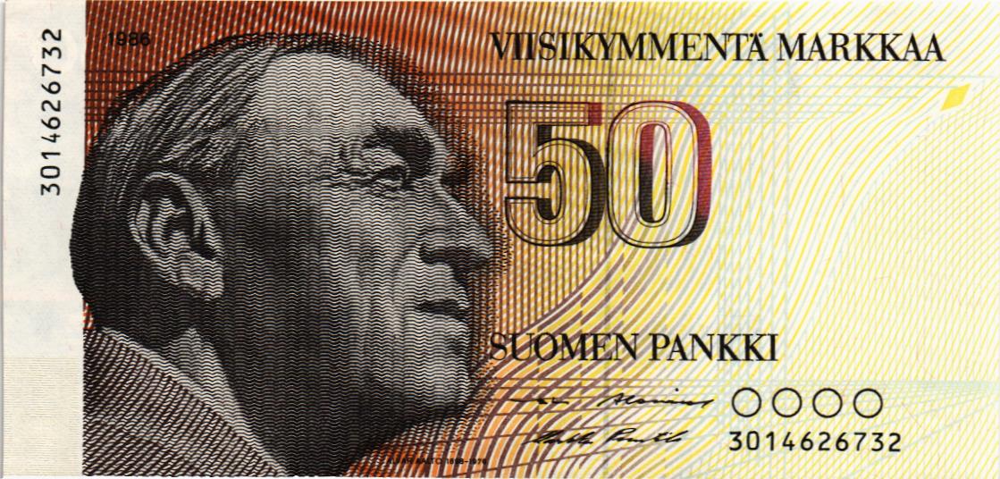 ФИНЛЯНДИЯ 50 МАРОК мини 1