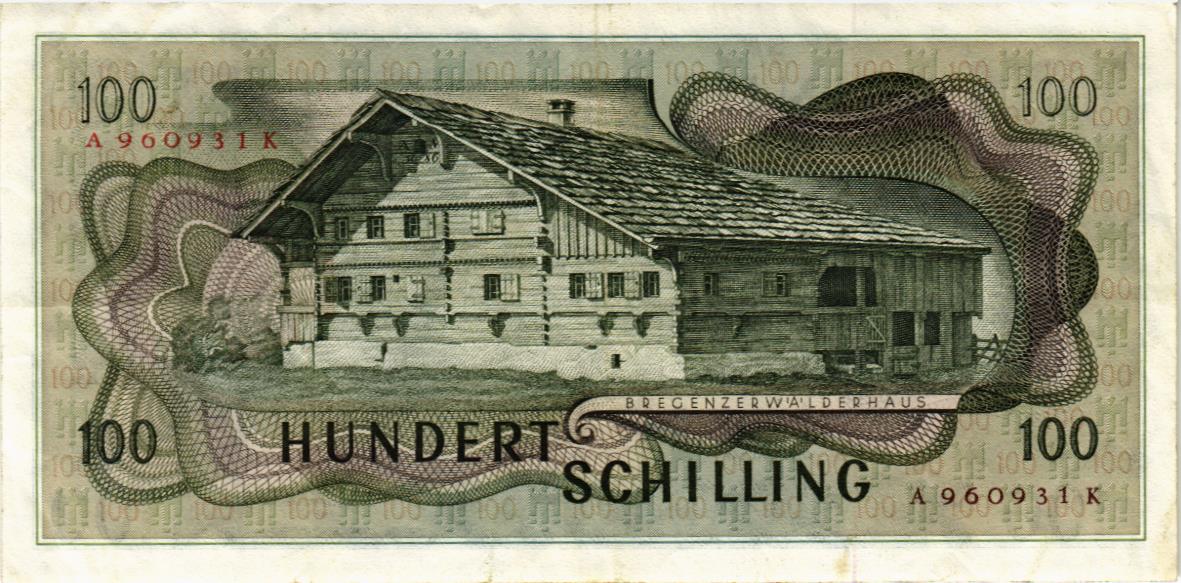 АВСТРИЯ 100 ШИЛЛИНГОВ мини 2