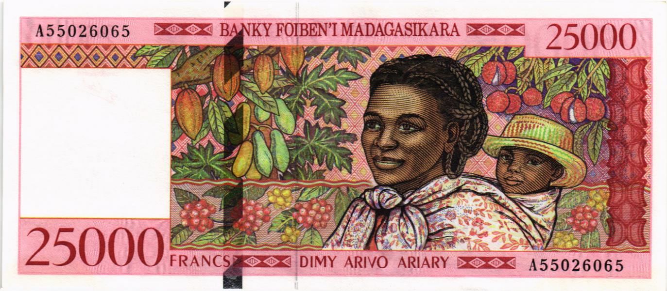 МАДАГАСКАР 25000 ФРАНКОВ