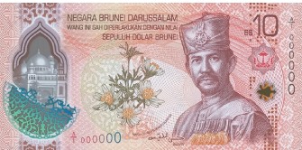 БРУНЕЙ 10 РИНГГИТ мини 1