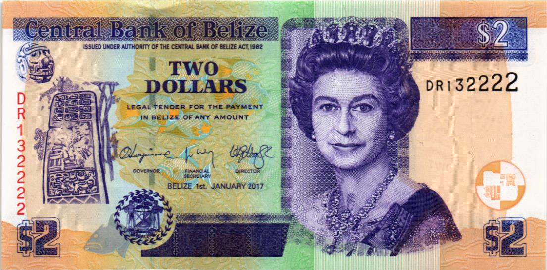 БЕЛИЗ 2 ДОЛЛАРА #DR132222 мини 1