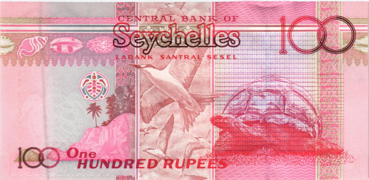 СЕЙШЕЛЬСКИЕ ОСТРОВА 100 РУПИЙ мини 2